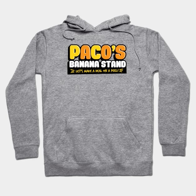 Paco's Banana Stand Hoodie by jepegdesign